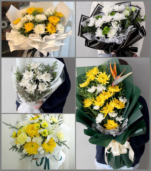 云南曲靖富源县十八连山镇白事花束代送
